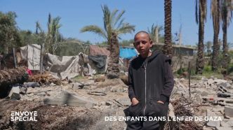 VIDEO. Plus de père, plus de maison, plus d'école... dans les ruines de Gaza, Ibrahim veut "juste que la guerre s'arrête"