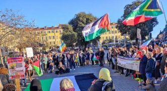 Rassemblement ''fin du génocide à Gaza'' à Nice