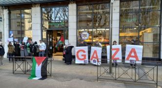Opération BDS ''Boycott Carrefour'' à Bassens