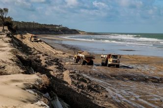 En images. Érosion du littoral : sur la côte nord du Médoc, un recul en accéléré