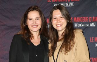 Virginie Ledoyen et sa fille Lila complices sur le tapis rouge du film « Le Mangeur d'âmes »