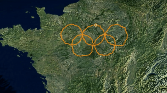 Paris 2024 : deux cyclistes amateurs parcourent 2 196 kilomètres pour tracer les anneaux olympiques sur la carte de France