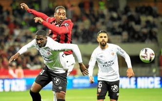 Le FC Lorient sombre à Nice et retrouve la zone rouge en Ligue 1