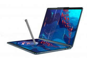 Lenovo sacrifie le prix du Yoga Book 9i, premier PC portable à double écran OLED au monde (-35%)
