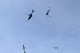 VIDEO. 10 morts après la collision entre deux hélicoptères de l'armée, le crash filmé en Malaisie
