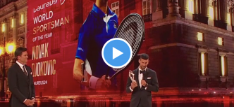 Djokovic élu sportif de l'année, la réaction de Nadal pendant son discours fait jaser
