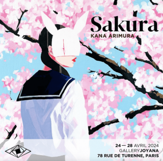 Exposition solo SAKURA de l’artiste KANA ARIMURA du 24 au 28 Avril 2024 dans la Gallery Jo Yana (Paris 3e)