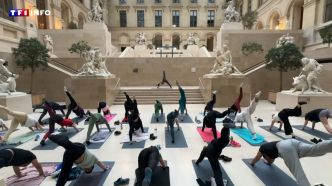 "Extraordinaire" : des séances de sport organisées au Louvre avant les JO ! | TF1 INFO