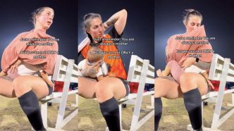 En plein match de foot, elle sort du terrain pour allaiter son bébé, la vidéo devient virale