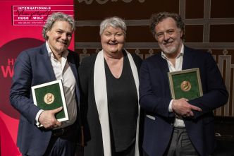 Christian Gerhaher et Gerold Huber reçoivent la médaille de l’Académie Hugo Wolf à Stuttgart