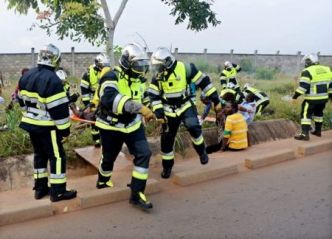 A Lomé, des pompiers africains d'aérodrome planchent sur le sauvetage et la lutte contre l'incendie