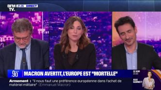 Macron avertit, l'Europe est "mortelle" - 25/04