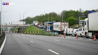 La fermeture de l'A13 prolongée entre Paris et Vaucresson, de faibles mouvements de terrain détectés | TF1 INFO