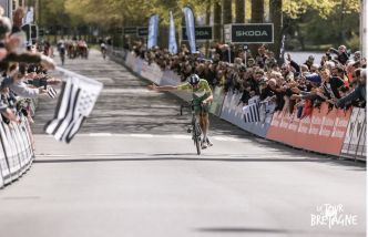 Cyclisme. Alexis Guérin remporte la deuxième étape du Tour de Bretagne 2024