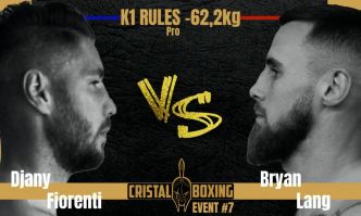 Cristal Boxing Event #7 : Lang vs. Fiorenti, un vrai choc !