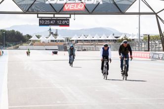"Même s'il y a du vent, c'était trop bien!": le circuit Paul Ricard accueille la première édition du Bol d'Or Vélo