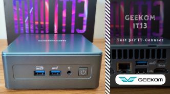 Test Geekom IT13 – Un mini PC de 650 grammes avec un Intel Core i9-13900H et 32 Go de RAM