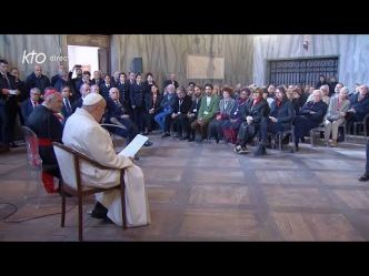 Rencontre du pape François avec les artistes de la Biennale de Venise | #PapeAVenise, 28 avril 2024