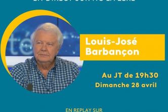 Louis-José Barbançon, invité du JT de 19h30