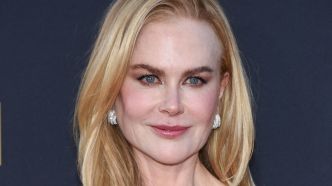 Nicole Kidman, 56 ans, hallucinante dans une robe dorée au décolleté push-up