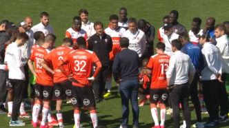 "Le Bris démission", "dégagez": c'était tendu entre les joueurs de Lorient et leurs supporteurs, le capitaine en larmes