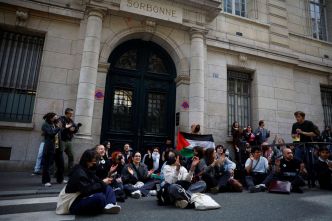 Mobilisations propalestiniennes : à la Sorbonne, intervention de la police pour évacuer les étudiants rassemblés