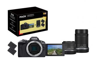 French Days : Pack Canon EOS R50 + 18-45 mm + 55-120 mm + 2e batterie à 899 € au lieu de 1099 €