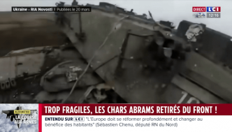 Guerre en Ukraine : trop fragiles, les chars Abrams retirés du front (LCI)