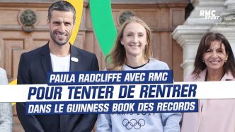 Athlétisme : Paula Radcliffe présente avec RMC pour rentrer dans le Guinness Book des Records le 8 juin
