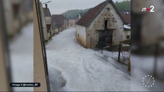 VIDEO. Le département de l'Yonne durement touché par des orages de grêle