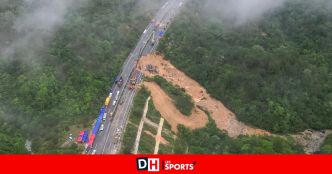 Une autoroute s'effondre en Chine, au moins 36 morts
