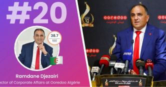 Ramdane Djezairi s’empare de la 20ème place du Top 100 des créateurs LinkedIn Algérie