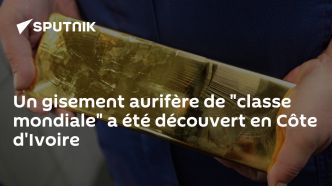 Un gisement aurifère de "classe mondiale" a été découvert en Côte d'Ivoire