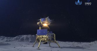 Une sonde chinoise s'envole pour collecter des échantillons sur la face cachée de la Lune