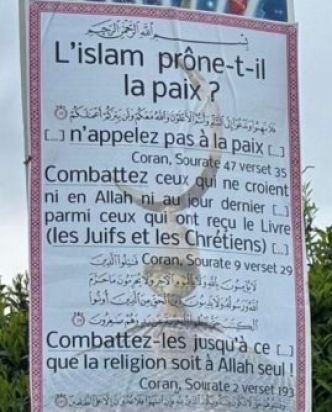 Bourg-en-Bresse : des affiches islamophobes provoquent l'indignation des musulmans et du maire