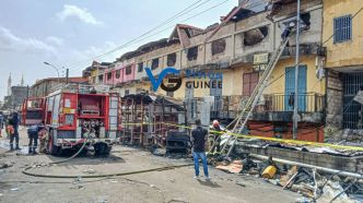 Plusieurs boutiques et magasins ravagés par un incendie au marché Madina : ‘'les dégâts sont très énormes''