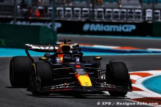 Verstappen bat Leclerc pour la pole du Sprint F1 à Miami, Ricciardo est 4e