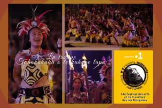 Festival des Marquises 2023 : prestation du groupe Tahakahaka o te kuhane tapu
