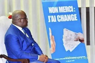 RDC: « la corruption est devenue une sorte de seconde nature » ( Félix Tshisekedi)