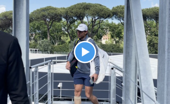 Bien arrivé à Rome, Rafael Nadal inquiète encore...