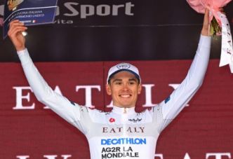 Giro. Tour d'Italie - Alex Baudin : "Je vais essayer de défendre ce maillot blanc"
