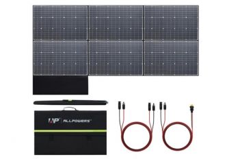 Promotion panneau solaire portable 600W ALLPOWERS SP039 : 624€ (câble d’extension MC4 inclus)