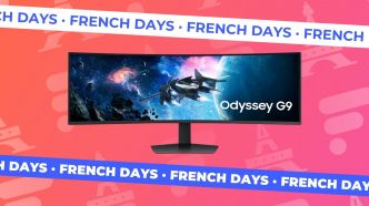 Le monstrueux Samsung Odyssey G9 (49″, 240 Hz) perd 300 € pendant les French Days