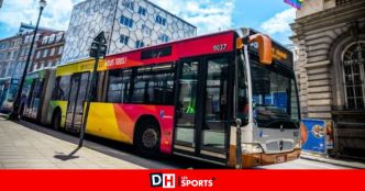 Le bus STIB aux couleurs arc-en-ciel de nouveau dans les rues de Bruxelles pour la Pride, deux passages piétons multicolores en plus à Jette