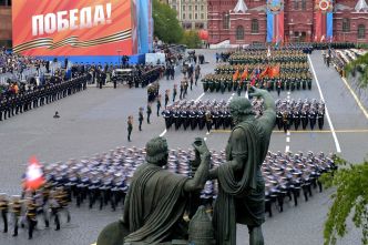 Moscou : répétition finale du défilé de la Victoire sur la Place Rouge
