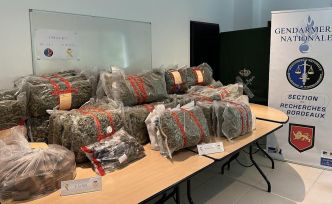Trafic de drogue entre l'Espagne et la Gironde : deux hommes interpellés avec 100 kilos de cannabis