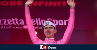 Giro: Tadej Pogacar "rêvait du maillot rose" et peut "se détendre pendant les prochains jours"