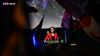 VIDÉO - Élections européennes : Manon Aubry, un programme éclipsé par la cause palestinienne ? | TF1 INFO