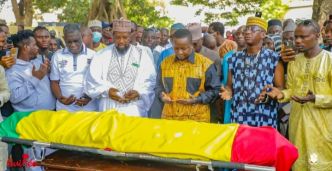Obsèques de M'mah Lolo : la gratitude de la famille éplorée au ministre de la Culture, Moussa Moise Sylla