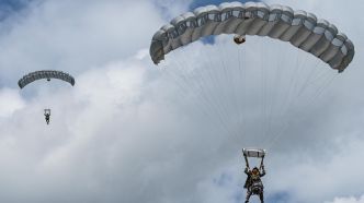 À Étrappe dans le Doubs, un parachutiste gravement blessé lors d'une commémoration pour la Résistance